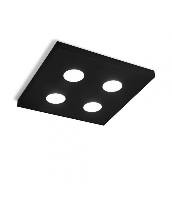 Spot Downlight Click 4 bulbs Black