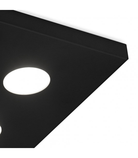 Spot Downlight Click 4 bulbs Black