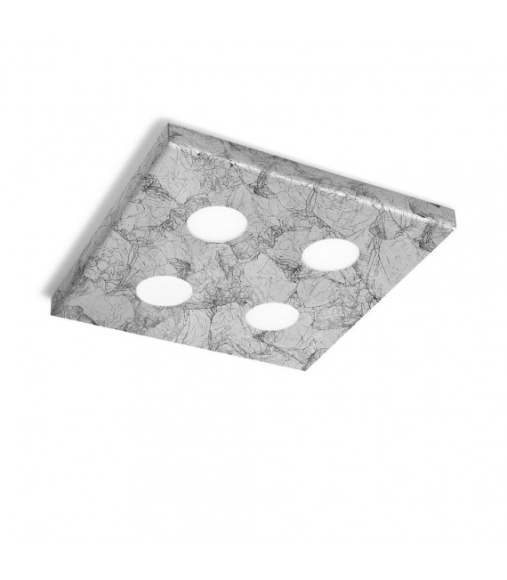 Spot Downlight Click 4 bulbs Silver