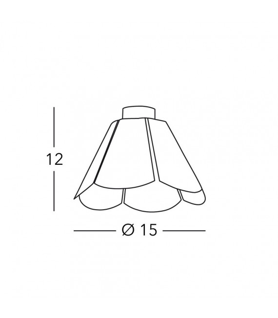 Spot Downlight Bloom Gold 1 bulb 12cm