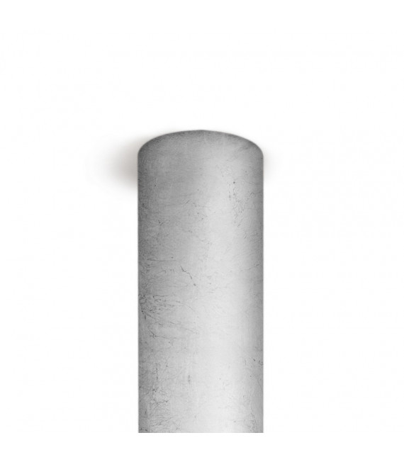 Foco Downlight Tubo Plata 1 bombilla 23,5cm