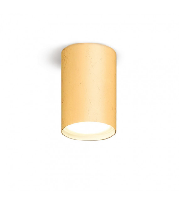 Spot Downlight Tubo con baño de oro de 24 kilates Oro 1 bombilla 1cm
