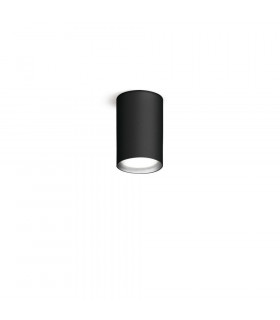 Spot Downlight Tubo Schwarz 1 Birne 1cm