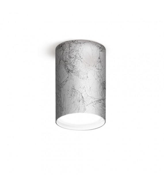 Spot Downlight Tube Silver 1 bulb 1cm