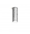 Spot Downlight Tube Silver 1 bulb 23.5cm