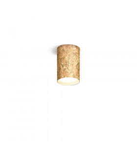 Spot Downlight Tube 24 carats plaqué d'or Or 1 ampoule 1cm