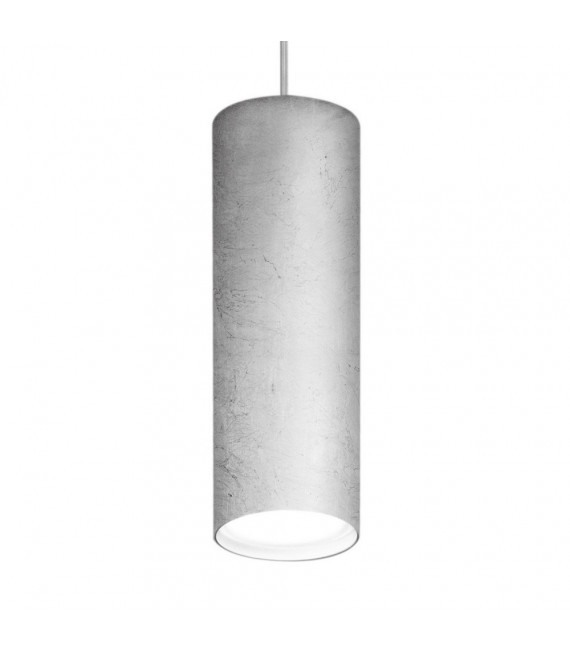 Suspension design Tube Argent 1 ampoule 23,5cm