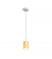 Design suspension Tube 24 carats gold plated Gold 1 bulb 1cm