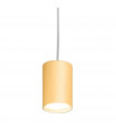 Design suspension Tube 24 carats gold plated Gold 1 bulb 1cm