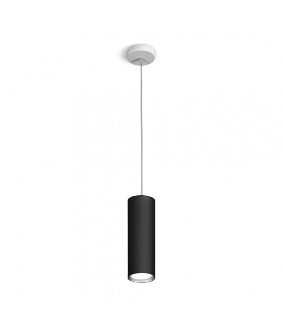 Black Tube Designer-Pendelleuchte 1-flammig 23,5cm