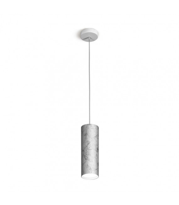 Silver Tube Designer-Pendelleuchte 1-flammig 23,5cm