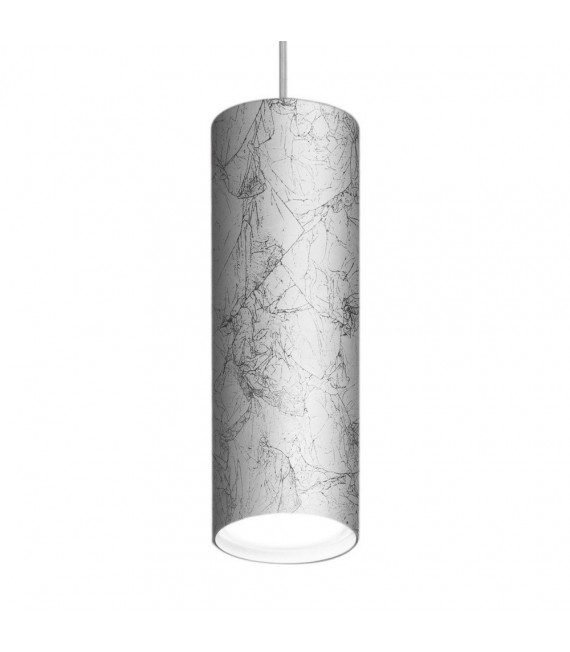 Silver Tube Designer-Pendelleuchte 1-flammig 23,5cm