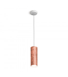 Copper Tube designer pendant light 1 bulb 23.5cm