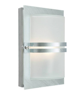 Applique murale Basel Galvanisé 1 ampoule 31cm
