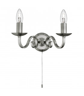 plafonnier ventilateur vintage 2 ampoules e27 max 60w brun patiné