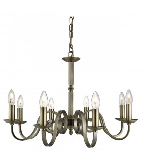 plafonnier ventilateur vintage 2 ampoules e27 max 60w brun patiné