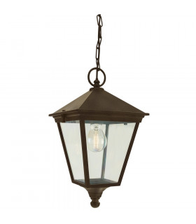 Lampada a sospensione Turin Alluminio pressofuso Nero 1 lampadina 33cm