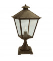 Turin garden lantern Cast aluminum Black 1 bulb 64cm