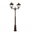 Garden lamp post Turin Cast aluminum Black 2 bulbs 191cm