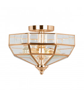 Ceiling light Old Rose gold 2 bulbs 23cm