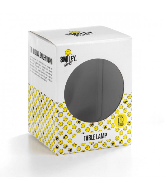 Lampe de table SMILEY Plastique Blanc