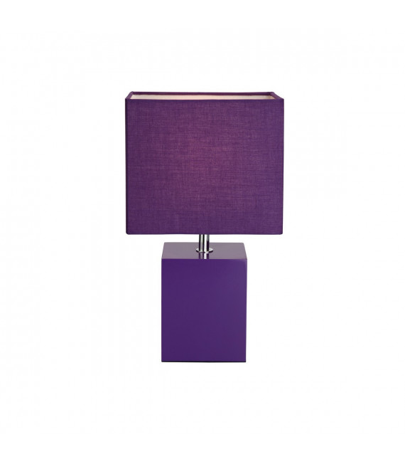 Tischlampe Bara Violett 1 Birne 28,5cm