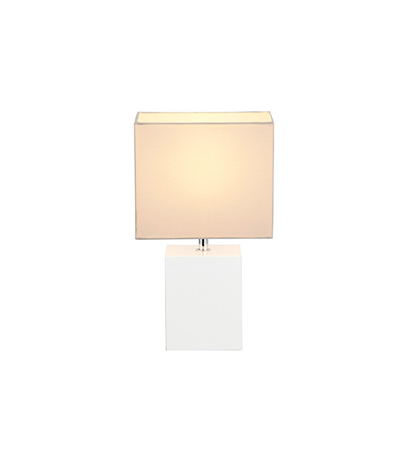 Table lamp Bara white 1 bulb 28.5cm