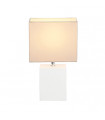 Table lamp Bara white 1 bulb 28.5cm