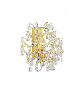 Designer wall light Sofiero Metal Brass 1 bulb 21cm