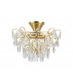 Design Ceiling Light Sofiero Brass Metal 3 bulbs 30cm