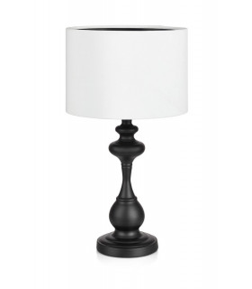 Lampada da tavolo Connor Metallo Nero 1 lampadina 45cm