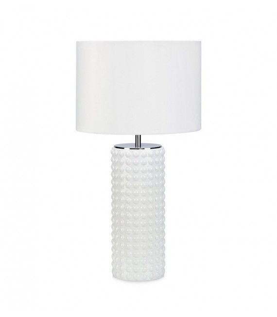 Sobremesa Proud Cristal blanco 1 bombilla 65cm