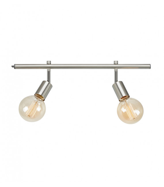 Faretto Expand Metal Steel 2 lampadine 15,5 cm