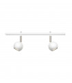 Spot Expand Métal blanc 2 ampoules 16cm