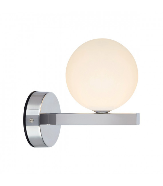 Aplique de baño Stream Metal Cromo 1 bombilla 12cm