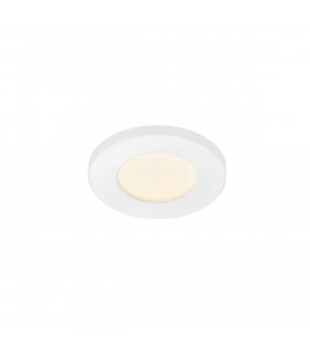 Recessed spotlight Combine White aluminum 1 bulb 0.8cm