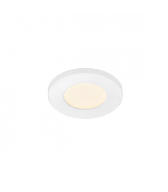 Spot encastré Combine Aluminium blanc 1 ampoule 0,8cm