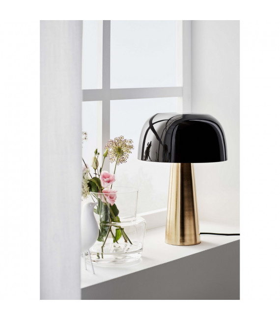 Lampada da tavolo Blanca Metal Bronzo 1 lampadina 35cm
