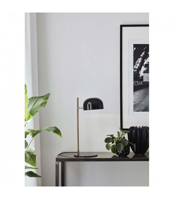 Table lamp Pose Metal Brushed brass 1 bulb 48.5cm