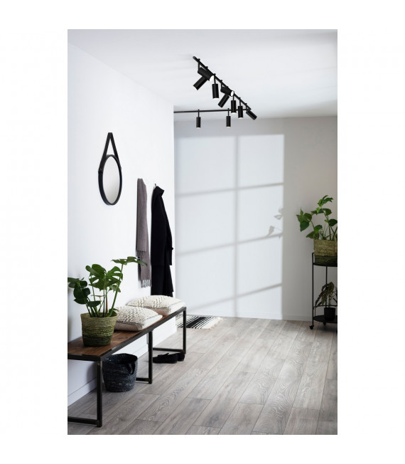 Spot Expand Métal Noir 2 ampoules 17cm