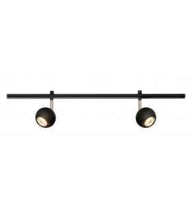 Strahler Streckmetall Schwarz 2 Glühbirnen 17cm