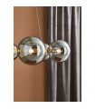 Suspension Circle Métal Or 6 ampoules 15cm