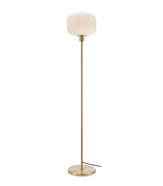 Lampadaire Sober Métal Laiton brossé 1 ampoule 140cm