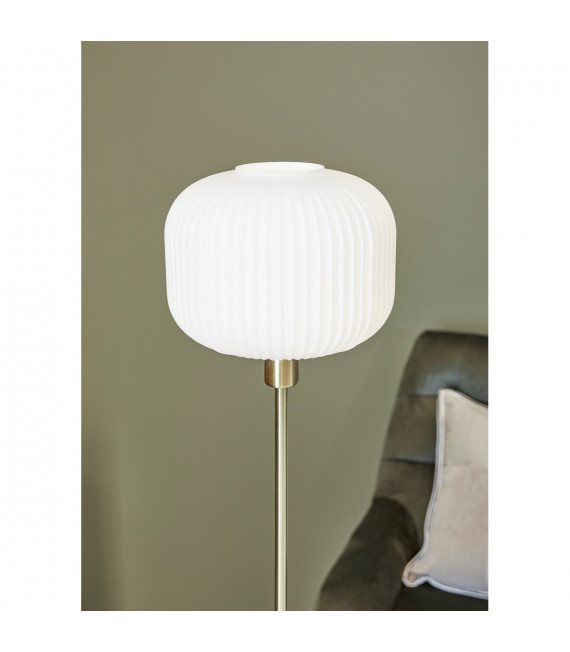 Lampada da terra Sober Metal Ottone spazzolato 1 lampadina 140cm