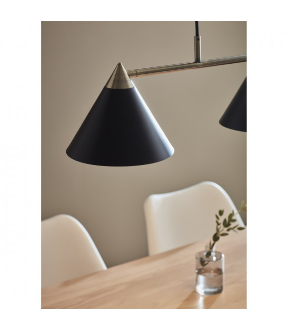 Klint Black Metal pendant lamp 3 bulbs 21cm
