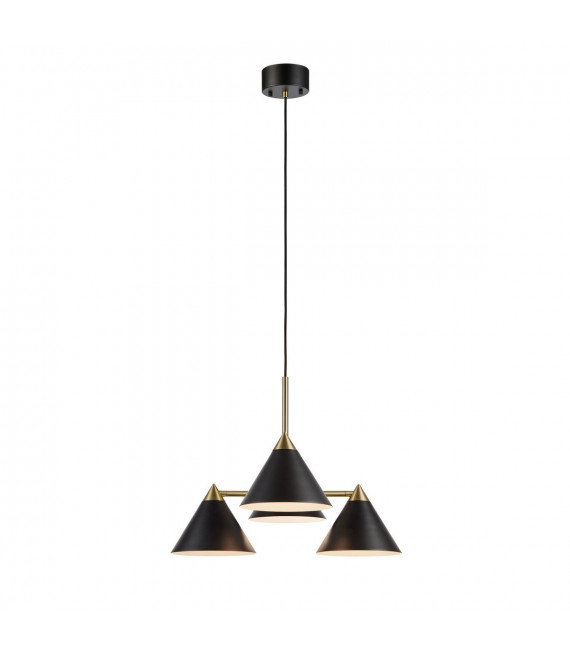 Klint Black Metal Pendelleuchte 4 Glühbirnen 46cm