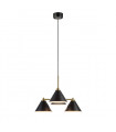 Klint Black Metal pendant light 4 bulbs 46cm