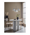 Suspension Klint Métal blanc 4 ampoules 46cm