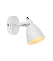 Spot Fjällbacka Métal blanc 1 ampoule 21cm