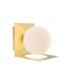 Applique de salle de bains Zenit Métal Laiton 1 ampoule 13,5cm